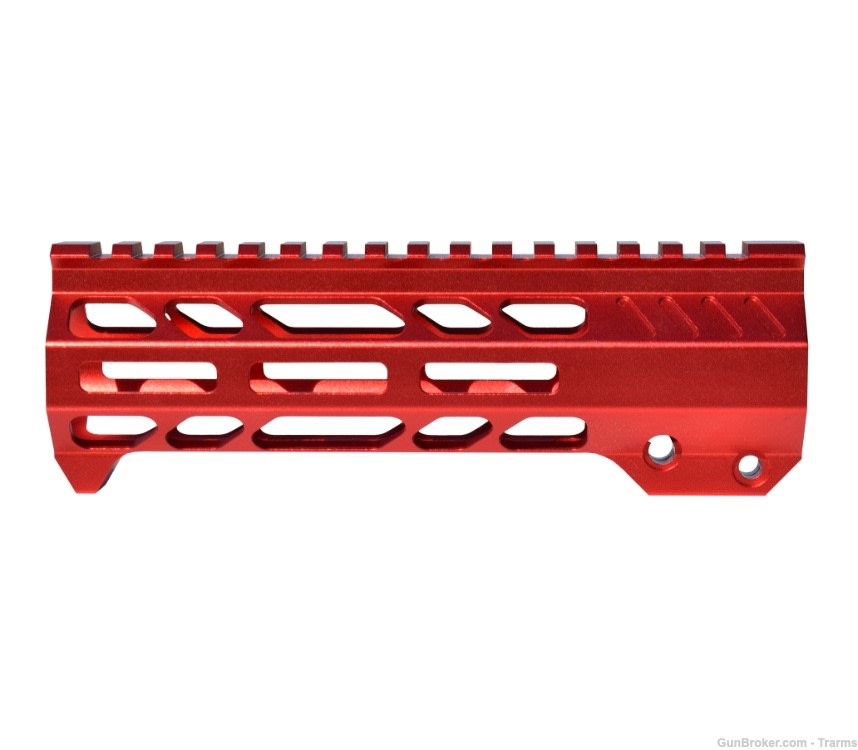 7" M-LOK Free Float Handguard with Integrated Hand Stop for M4/AR15 Uppers-img-1