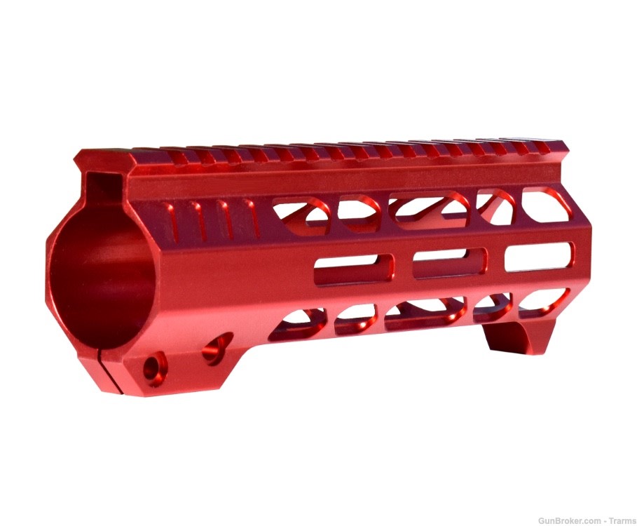 7" M-LOK Free Float Handguard with Integrated Hand Stop for M4/AR15 Uppers-img-4