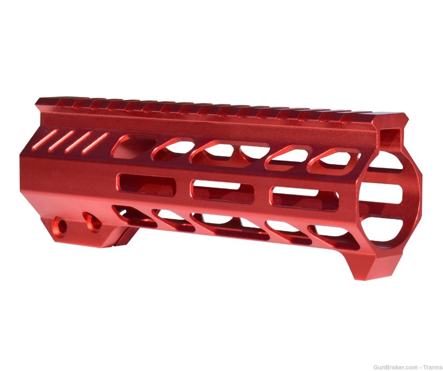 7" M-LOK Free Float Handguard with Integrated Hand Stop for M4/AR15 Uppers-img-5