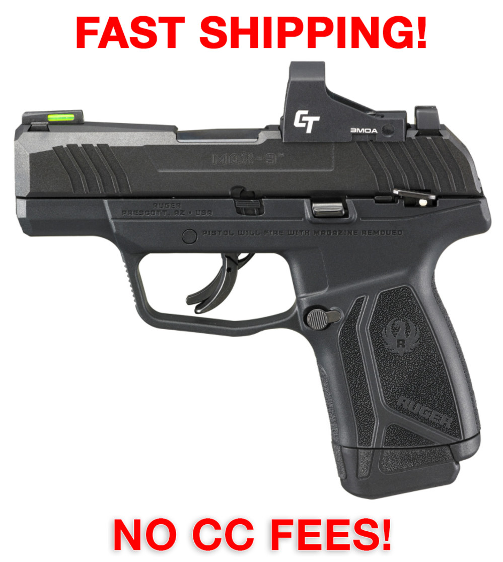 Ruger Max-9 Crismon Trace Red Dot Talo Edition - 3.20" - 9mm - Brand New-img-0