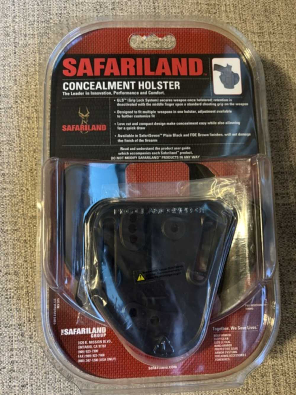 Safariland, 578 GLS, Pro-Fit, Wide Frame Holster, Left Hand, Plain Black-img-4