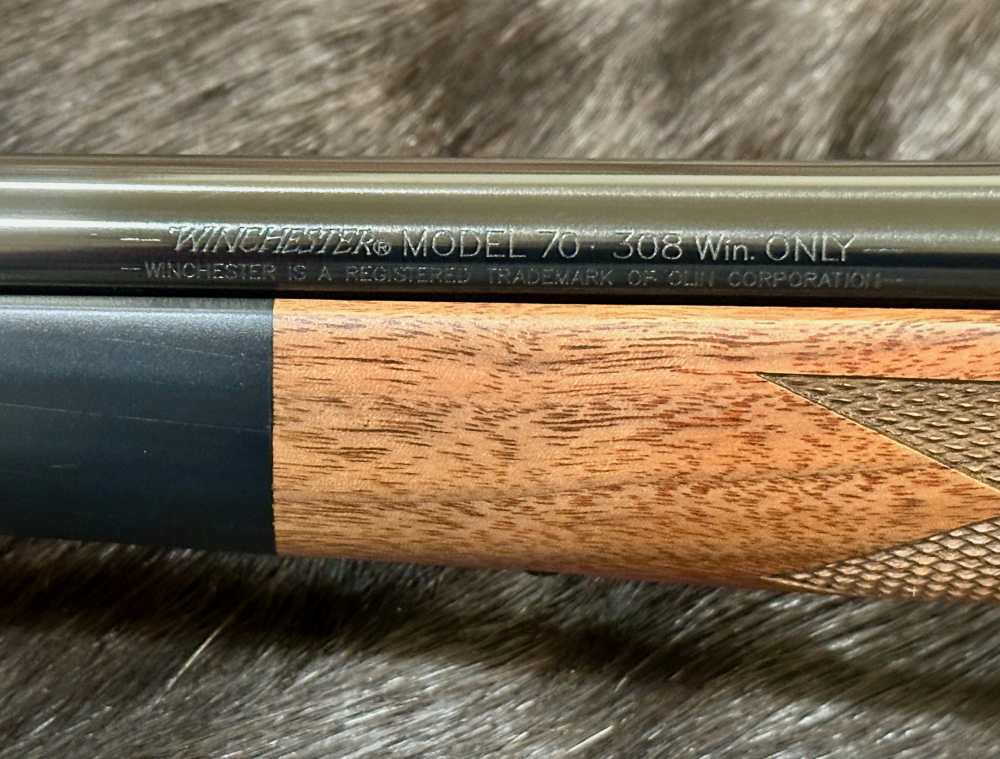 WINCHESTER MODEL 70 SUPER GRADE 308 WIN 22" GOOD WOOD, FREE SAFARI-img-13