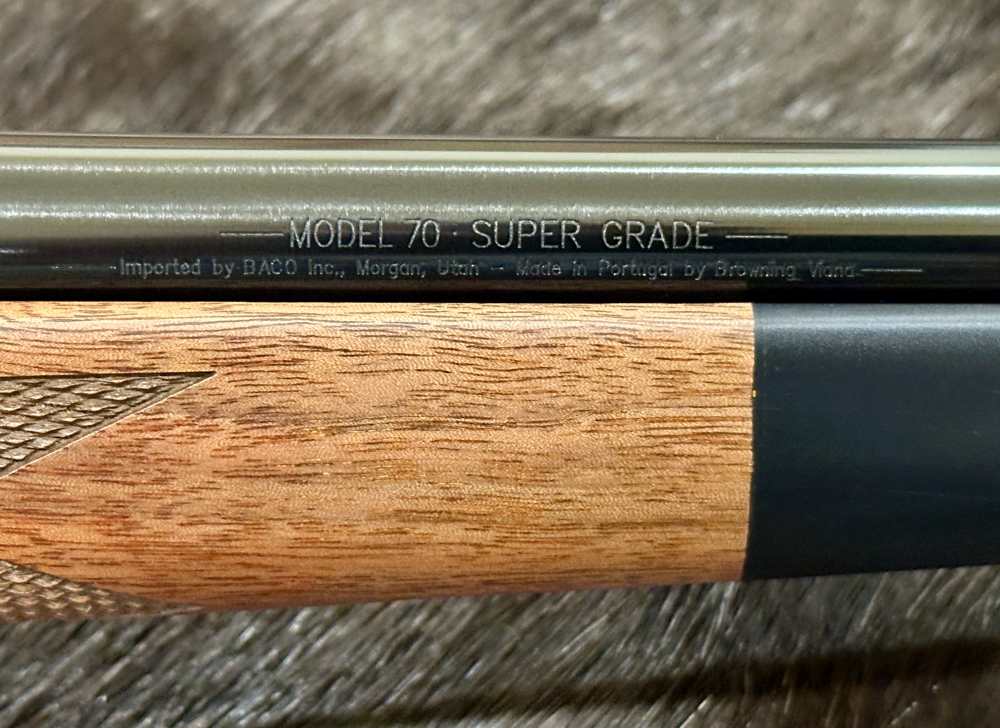 WINCHESTER MODEL 70 SUPER GRADE 308 WIN 22" GOOD WOOD, FREE SAFARI-img-6