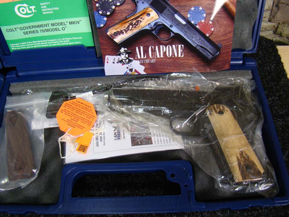 Pair of Colt 1911 SK Customs AL Capone Sweetheart .45ACP pistols 200 made !-img-8