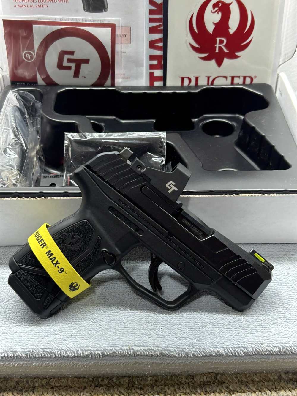 Ruger Max-9 Pro 9mm New Max9 NIB with Crimson Trace optic from factory-img-6