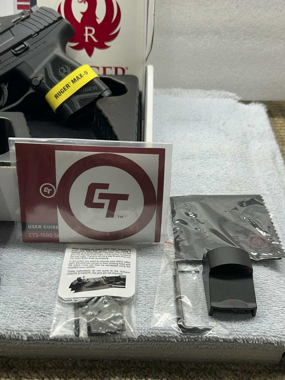Ruger Max-9 Pro 9mm New Max9 NIB with Crimson Trace optic from factory-img-9