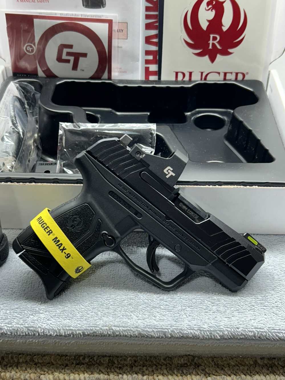 Ruger Max-9 Pro 9mm New Max9 NIB with Crimson Trace optic from factory-img-5