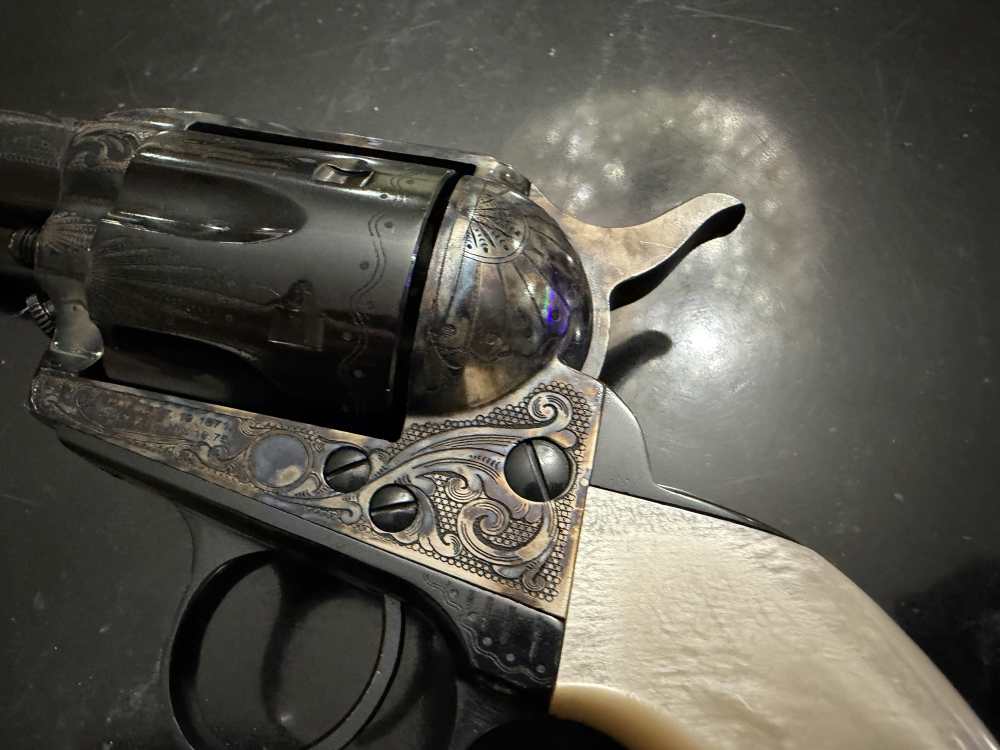 Uberti 1873 Dalton Engraved Single Action Army .357 Magnum Colt Smith-img-14