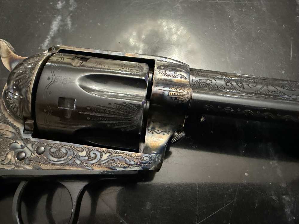 Uberti 1873 Dalton Engraved Single Action Army .357 Magnum Colt Smith-img-8