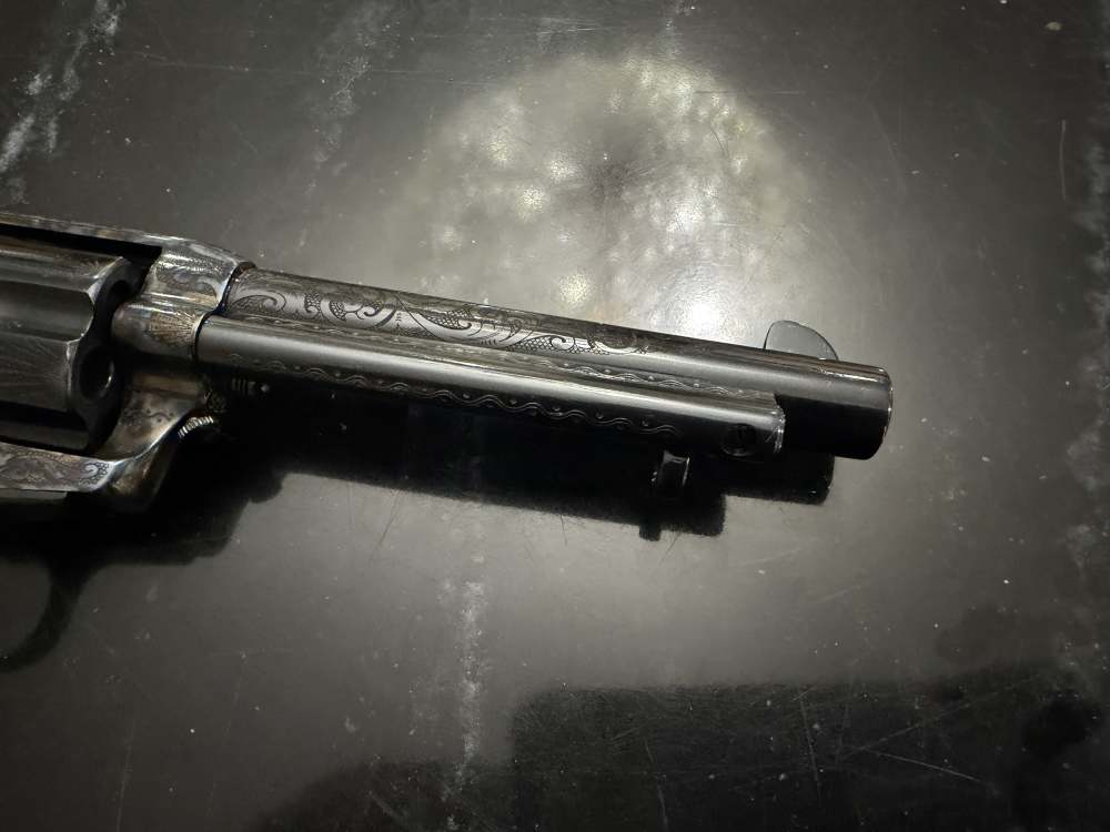 Uberti 1873 Dalton Engraved Single Action Army .357 Magnum Colt Smith-img-4