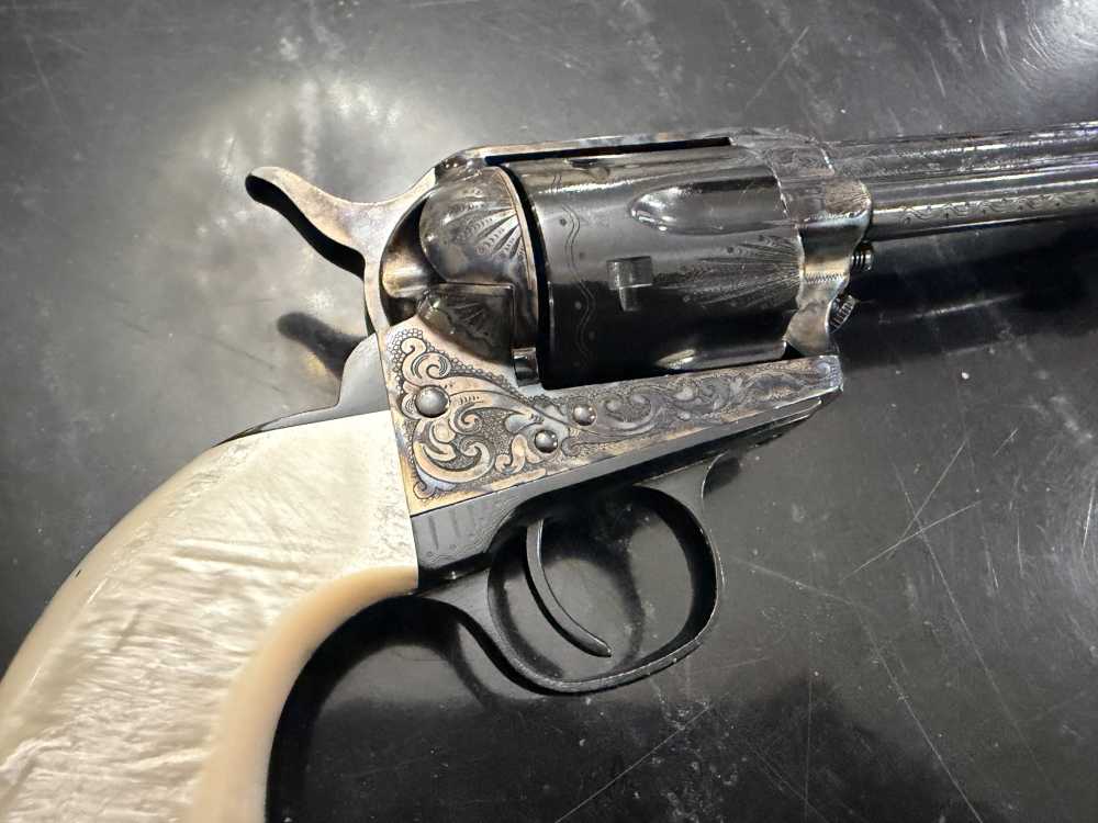 Uberti 1873 Dalton Engraved Single Action Army .357 Magnum Colt Smith-img-9