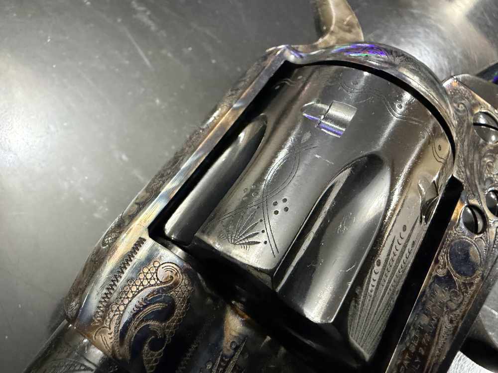 Uberti 1873 Dalton Engraved Single Action Army .357 Magnum Colt Smith-img-16