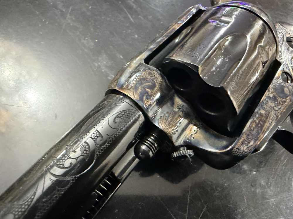 Uberti 1873 Dalton Engraved Single Action Army .357 Magnum Colt Smith-img-18