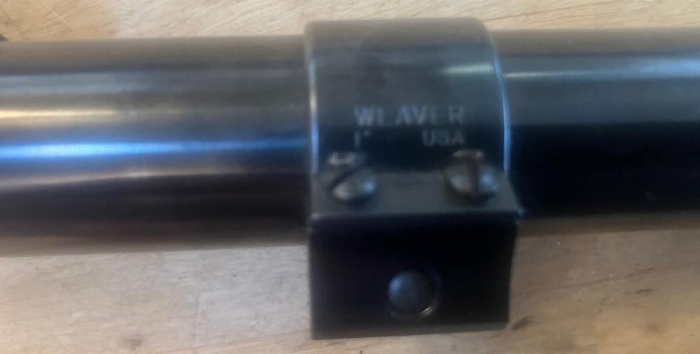 Weaver Vintage K4-F 4x Optic with Factory Rings-img-19