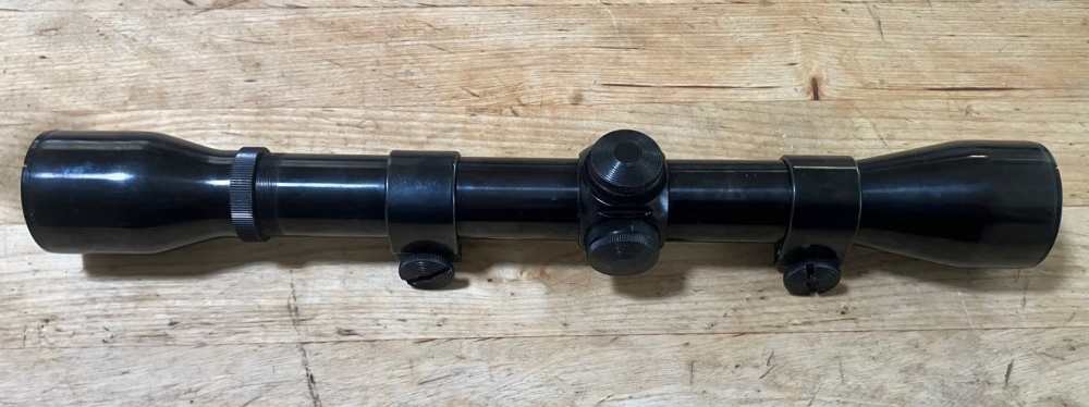 Weaver Vintage K4-F 4x Optic with Factory Rings-img-0