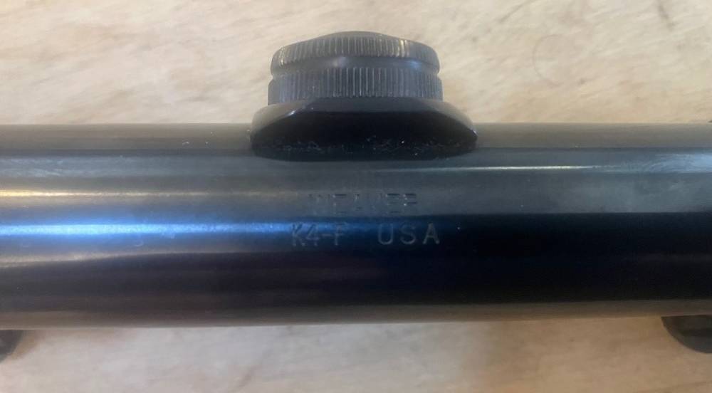 Weaver Vintage K4-F 4x Optic with Factory Rings-img-18