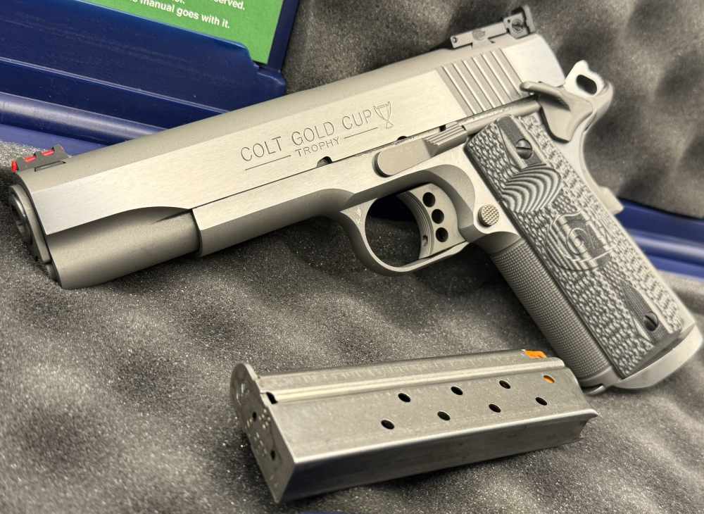 Colt Gold Cup Trophy .38 Super 1911 Model O Stainless O5073XE-img-0