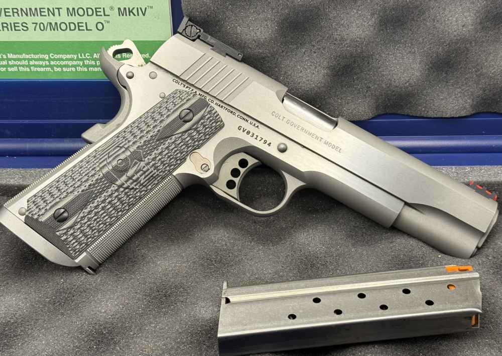 Colt Gold Cup Trophy .38 Super 1911 Model O Stainless O5073XE-img-1