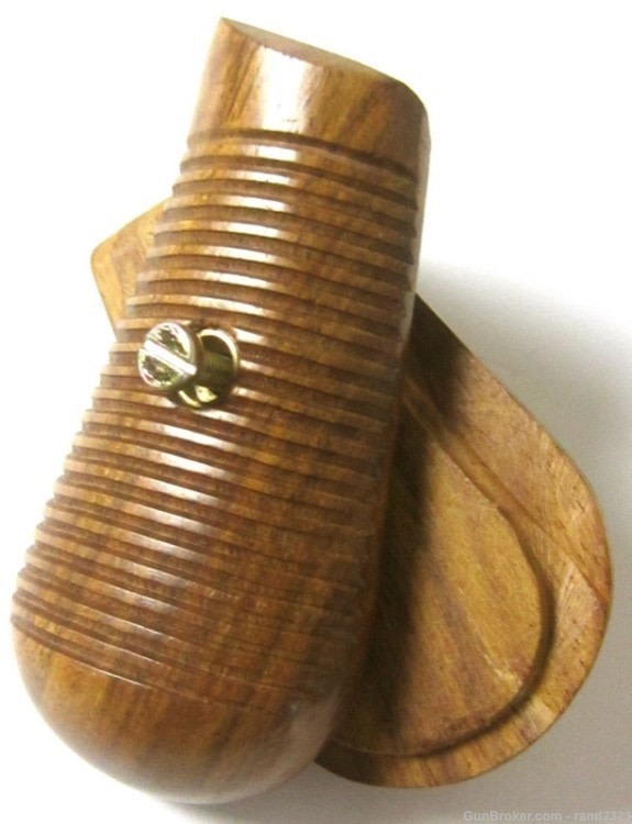 WWI GERMAN MAUSER C96 BROOMHANDLE PISTOL WOODEN GRIPS-img-2