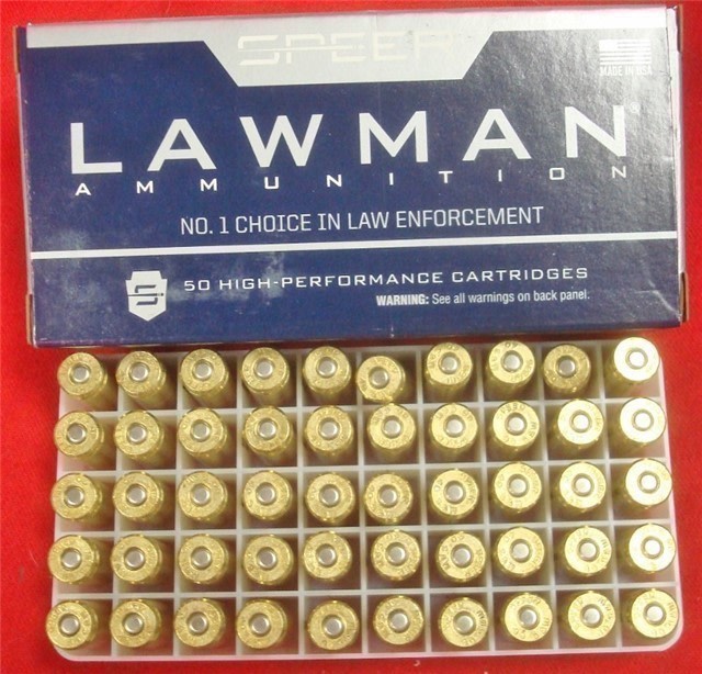 500 Speer .40 s&w FMJ Lawman 180 gr NEW ammo 53652-img-0