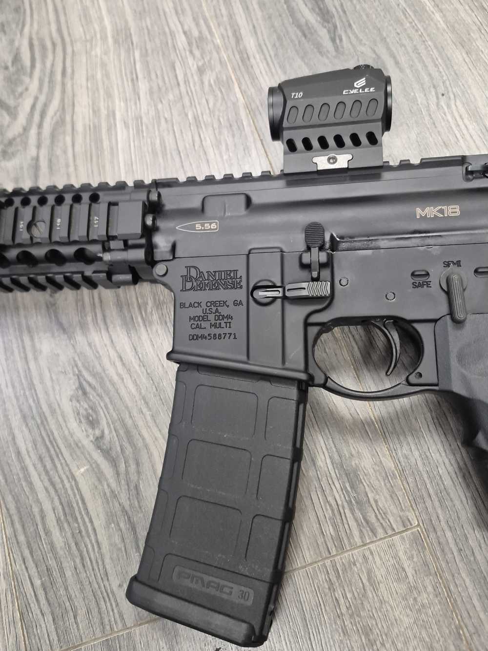 PENNY! VERY NICE DANIEL DEFENSE DD MK18 PISTOL FACTORY GUN 10" 5.56 AR15 M4-img-7