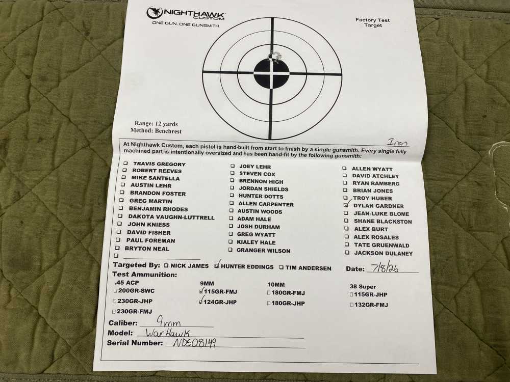 Nighthawk Custom War Hawk 9mm 2011 Style W/options Trijicon RMR Commander-img-7