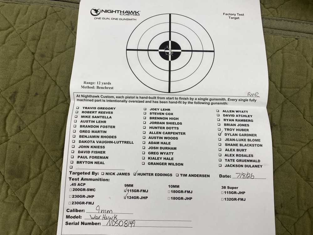 Nighthawk Custom War Hawk 9mm 2011 Style W/options Trijicon RMR Commander-img-6
