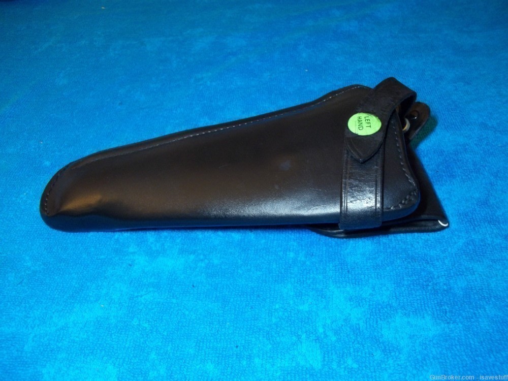 Bianchi RIOT PROOF Break Front L/H Leather Duty Holster Smith Wesson 6" K -img-1