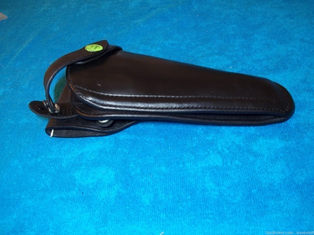 Bianchi RIOT PROOF Break Front L/H Leather Duty Holster Smith Wesson 6" K -img-4