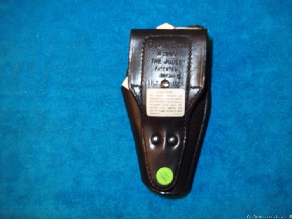 Colt Python Trooper NOS Bianchi "THE JUDGE" L/H LEO Police Duty Holster-img-6