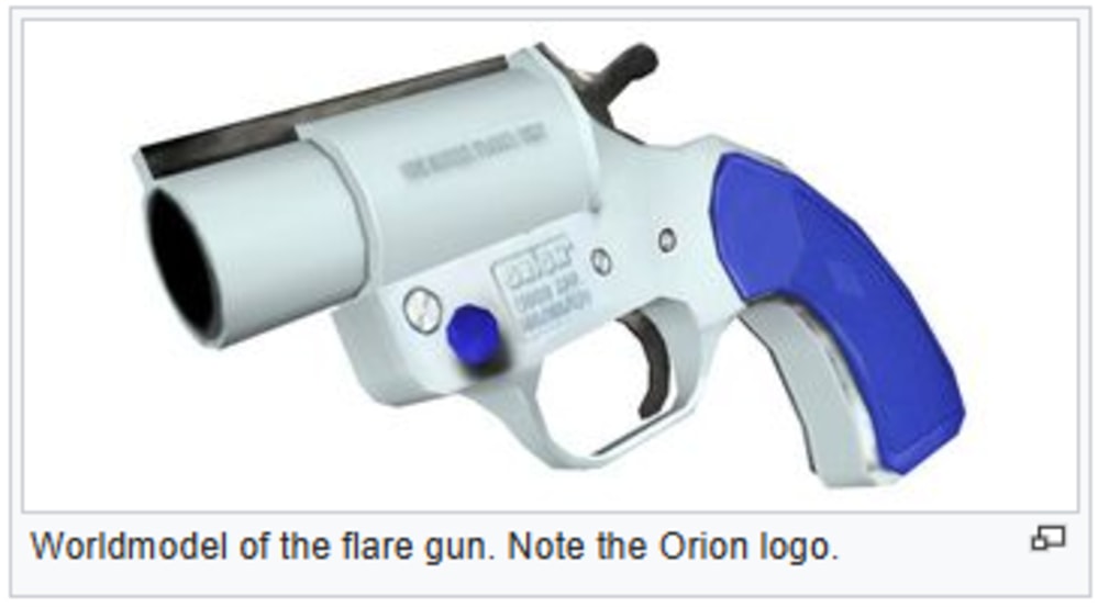Vintage Orion 25mm Flare Gun Half-Life 2 Video Game Jurassic Park Movie-img-6