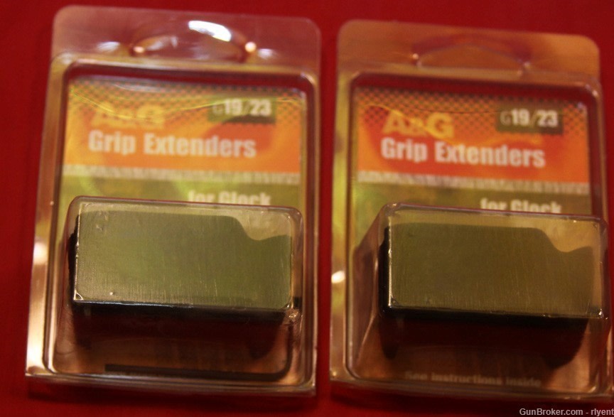 A&G Grip Extender, Glock 19/23 to Glock 26/27, Two-img-0