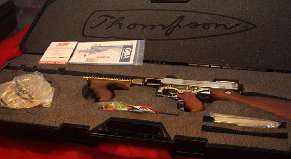 Auto Ordnance Thompson 1927A1 Deluxe, .45ACP, Titanium Gold - NEW!-img-3