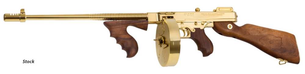 Auto Ordnance Thompson 1927A1 Deluxe, .45ACP, Titanium Gold - NEW!-img-5