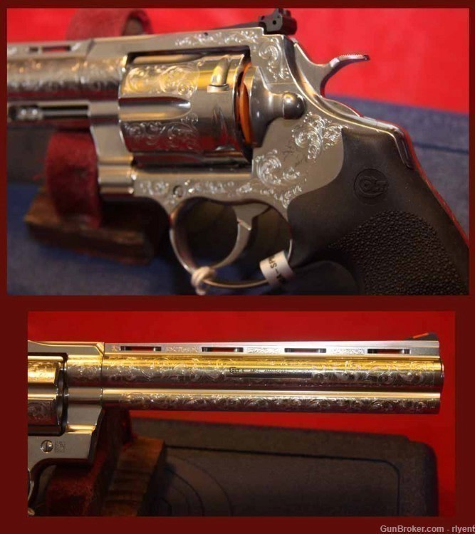 Colt Anaconda Engraved, 8" Barrel, .44Mag - NEW!-img-1
