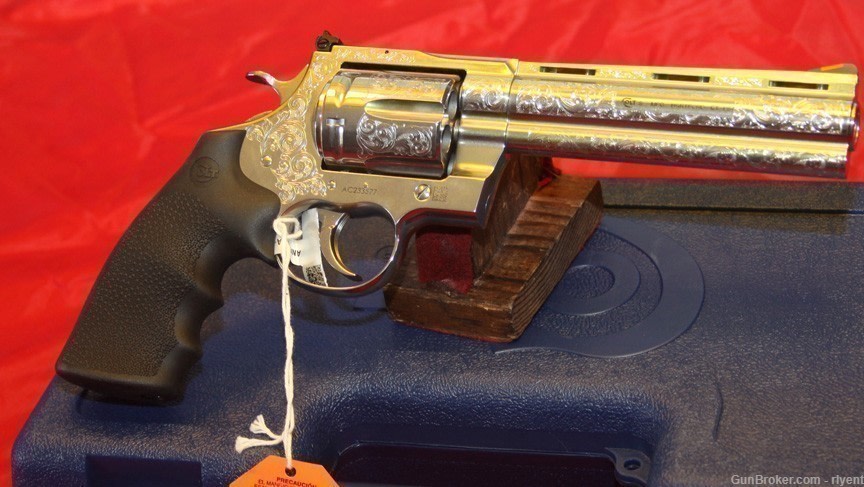Colt Anaconda, 6" Barrel, Engraved - NEW!-img-1