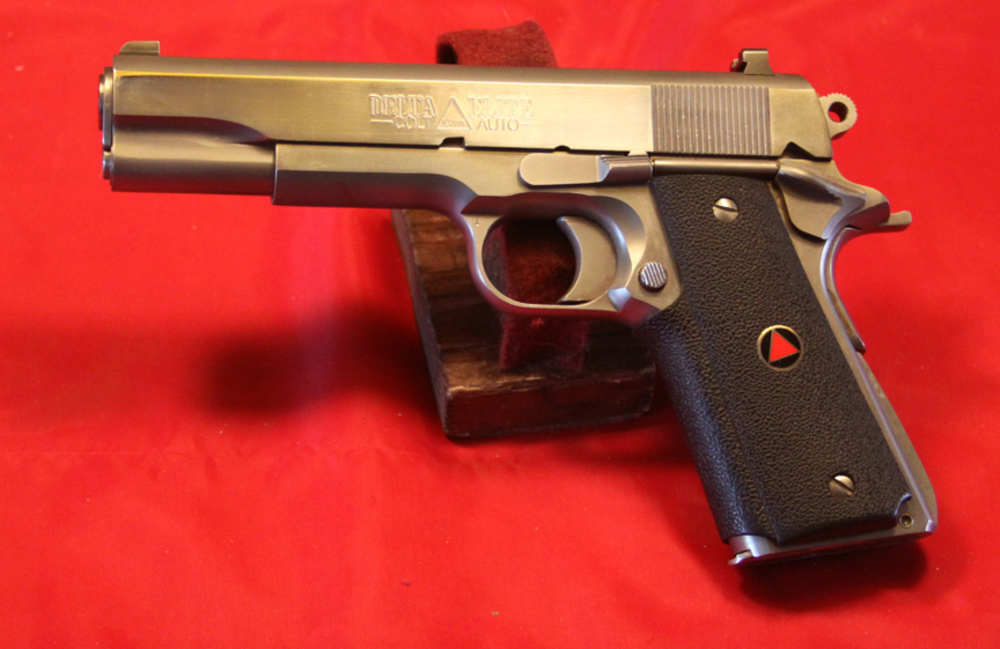 Colt Delta Elite, 10mm, 5" Barrel, Stainless Finish, Made in 1989-img-1