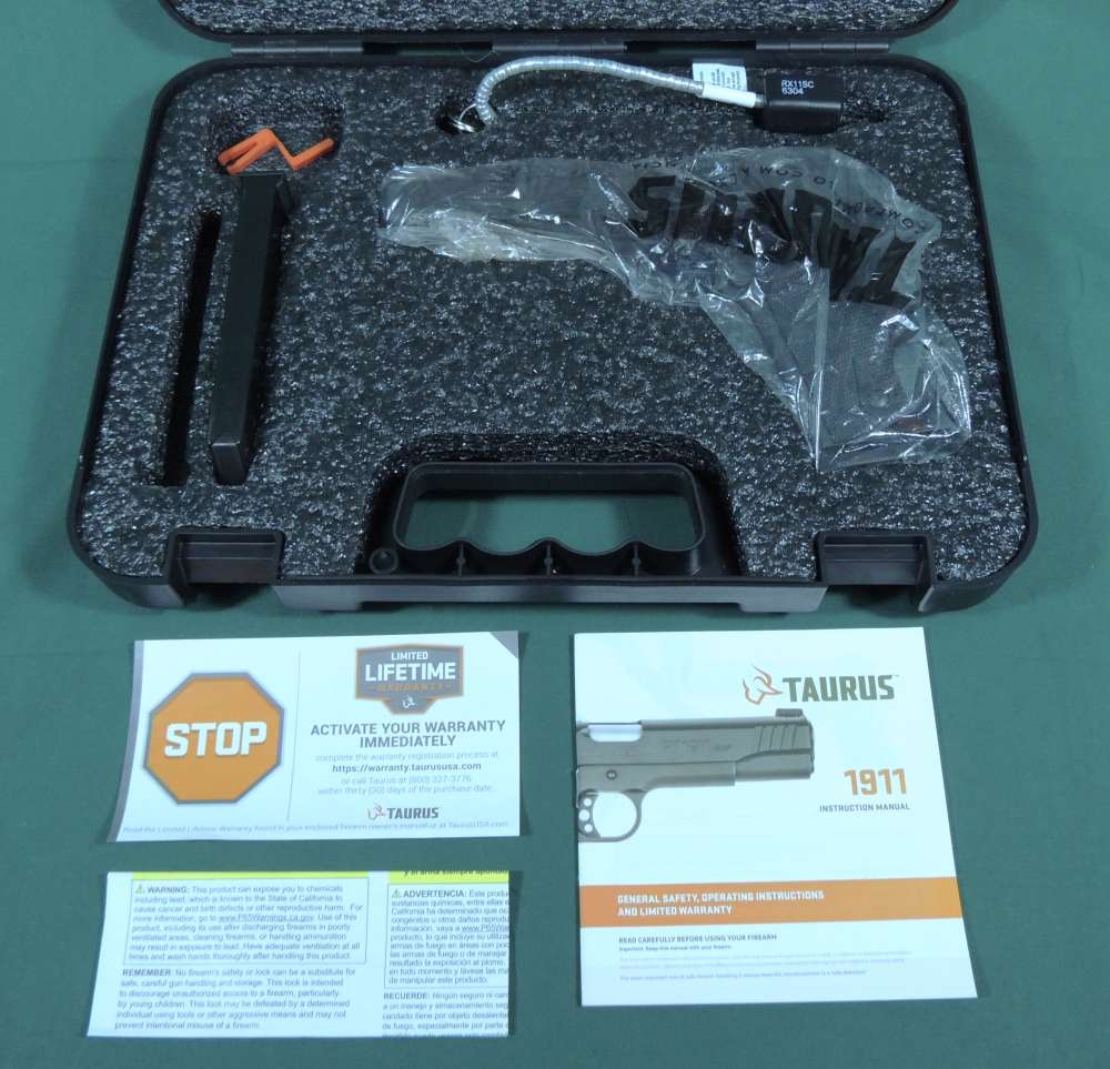 Taurus PT-1911 45 ACP With Case and Manuals PT1911-img-16