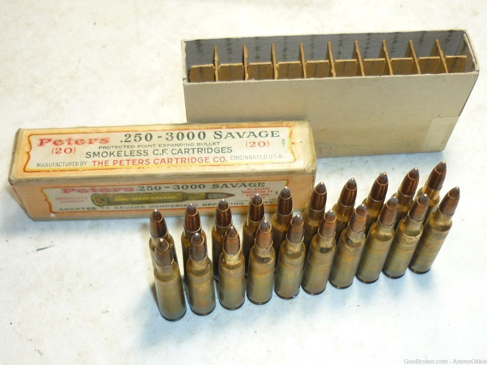 20rd - 1920s - PETERS .250 SAVAGE - .25-3000 - SEALED-img-10