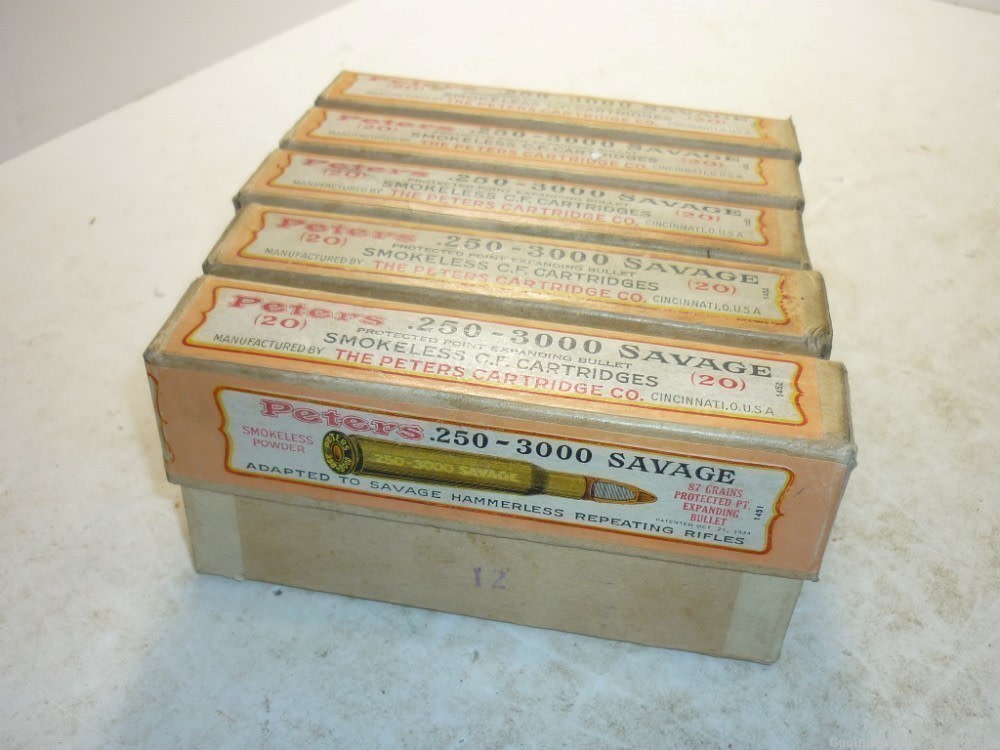 20rd - 1920s - PETERS .250 SAVAGE - .25-3000 - SEALED-img-39
