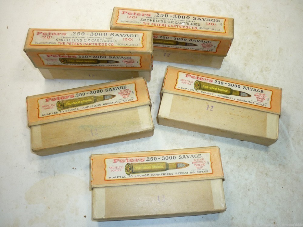20rd - 1920s - PETERS .250 SAVAGE - .25-3000 - SEALED-img-35