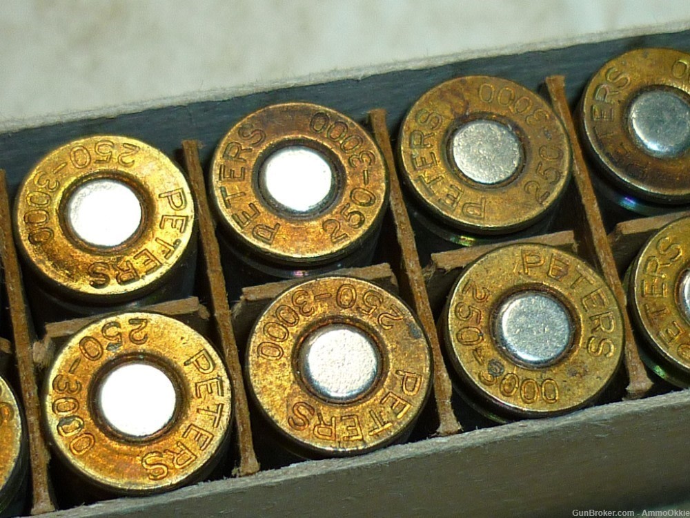 20rd - 1920s - PETERS .250 SAVAGE - .25-3000 - SEALED-img-7