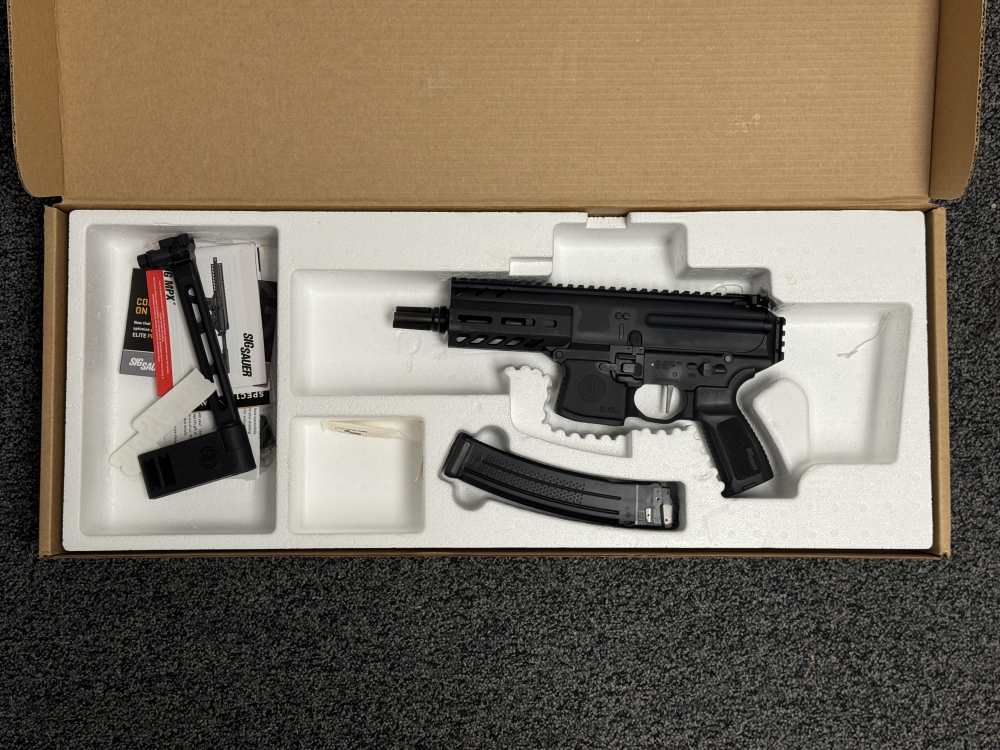 SIG MPX PISTOL 4.5" Barrel, 9mm, Pistol Brace-img-0