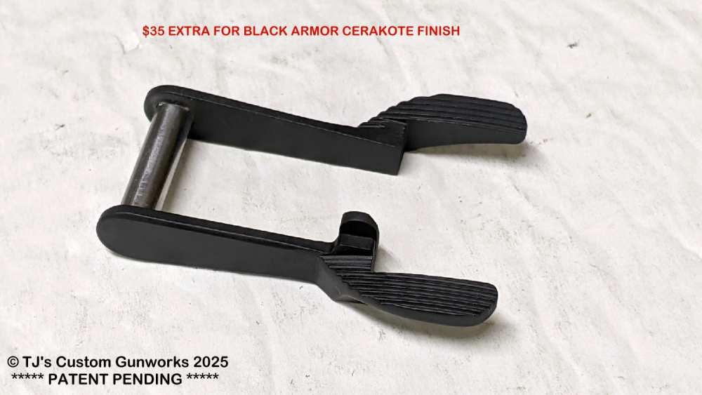 LEFT HAND Ambidextrous Extended Slide Catch / Release for Colt 1911 LH Ambi-img-15