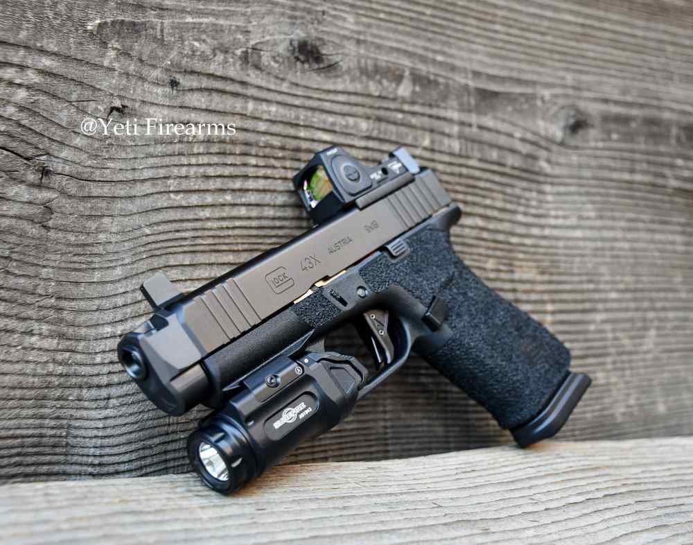 Glock 43x MOS 9mm Triarc Stipple Radian Ramjet RMRcc 3.25 Agency Arms XC3 -img-8
