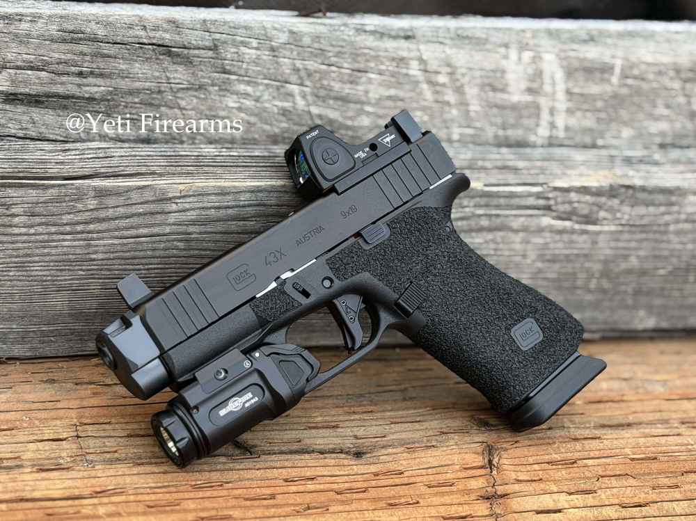 Glock 43x MOS 9mm Triarc Stipple Radian Ramjet RMRcc 3.25 Agency Arms XC3 -img-4