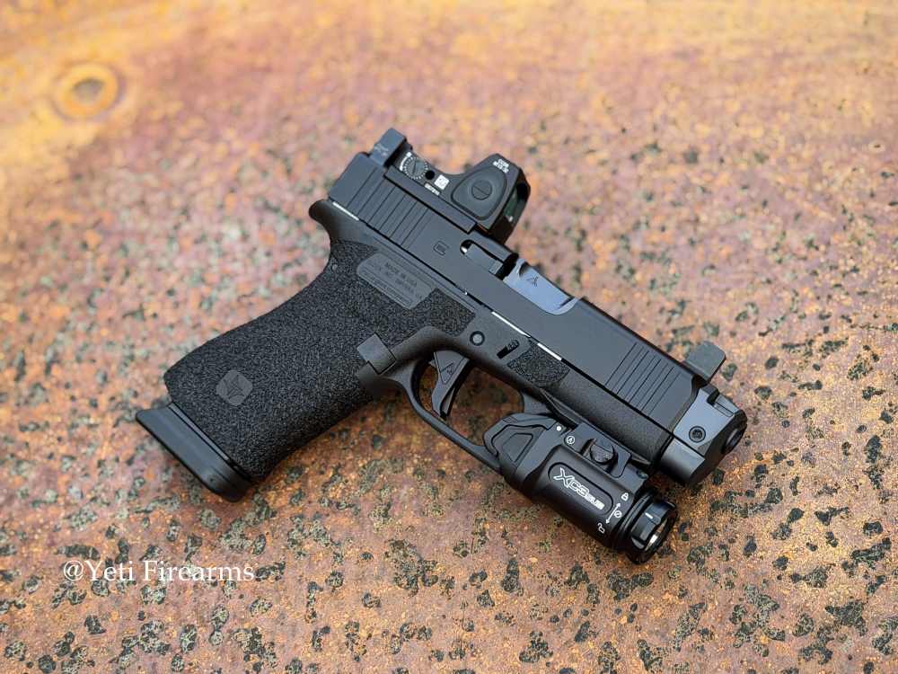 Glock 43x MOS 9mm Triarc Stipple Radian Ramjet RMRcc 3.25 Agency Arms XC3 -img-3