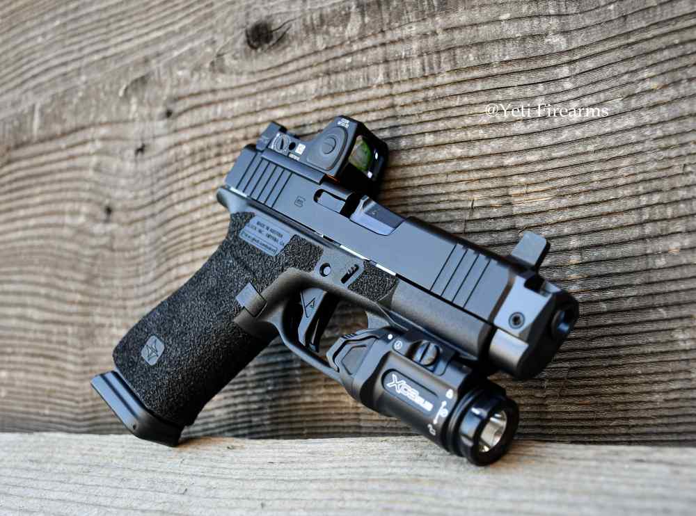 Glock 43x MOS 9mm Triarc Stipple Radian Ramjet RMRcc 3.25 Agency Arms XC3 -img-9