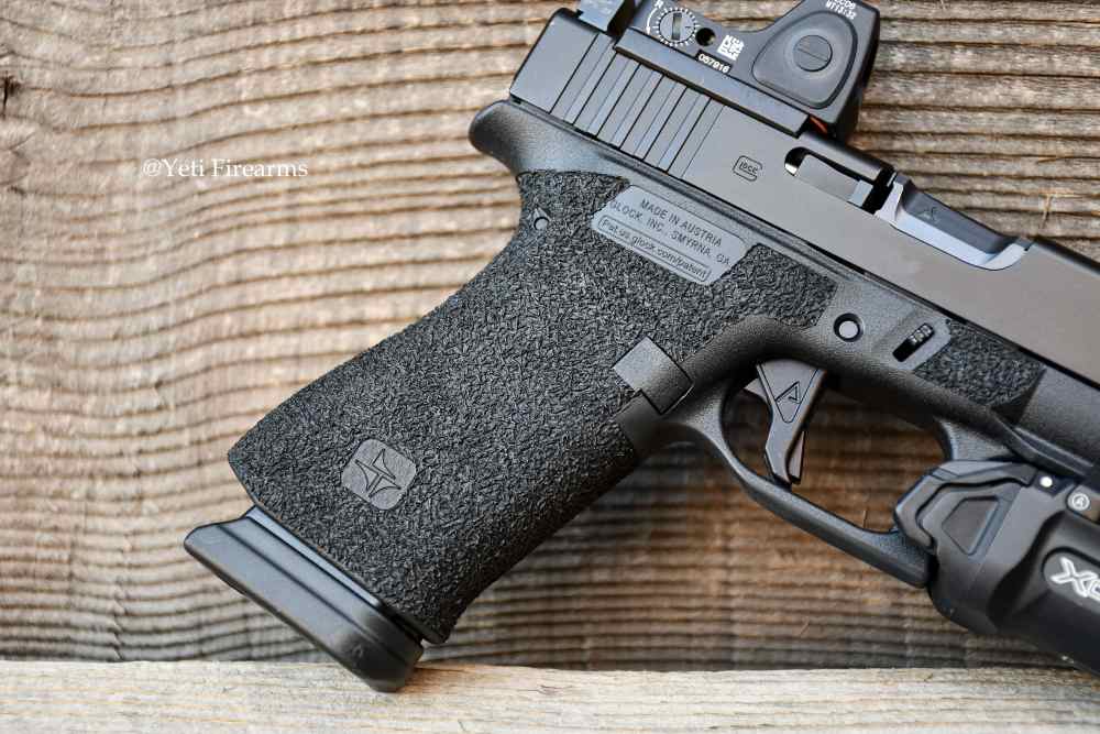 Glock 43x MOS 9mm Triarc Stipple Radian Ramjet RMRcc 3.25 Agency Arms XC3 -img-13