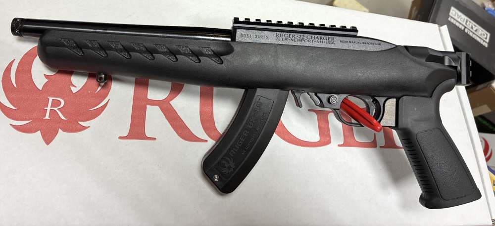 Ruger Charger 22LR SKU# 33100 16 shot 8" threaded barrel New-img-2